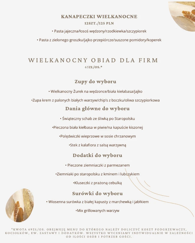 menu wielkanocne 2026 - zdjęcie 2