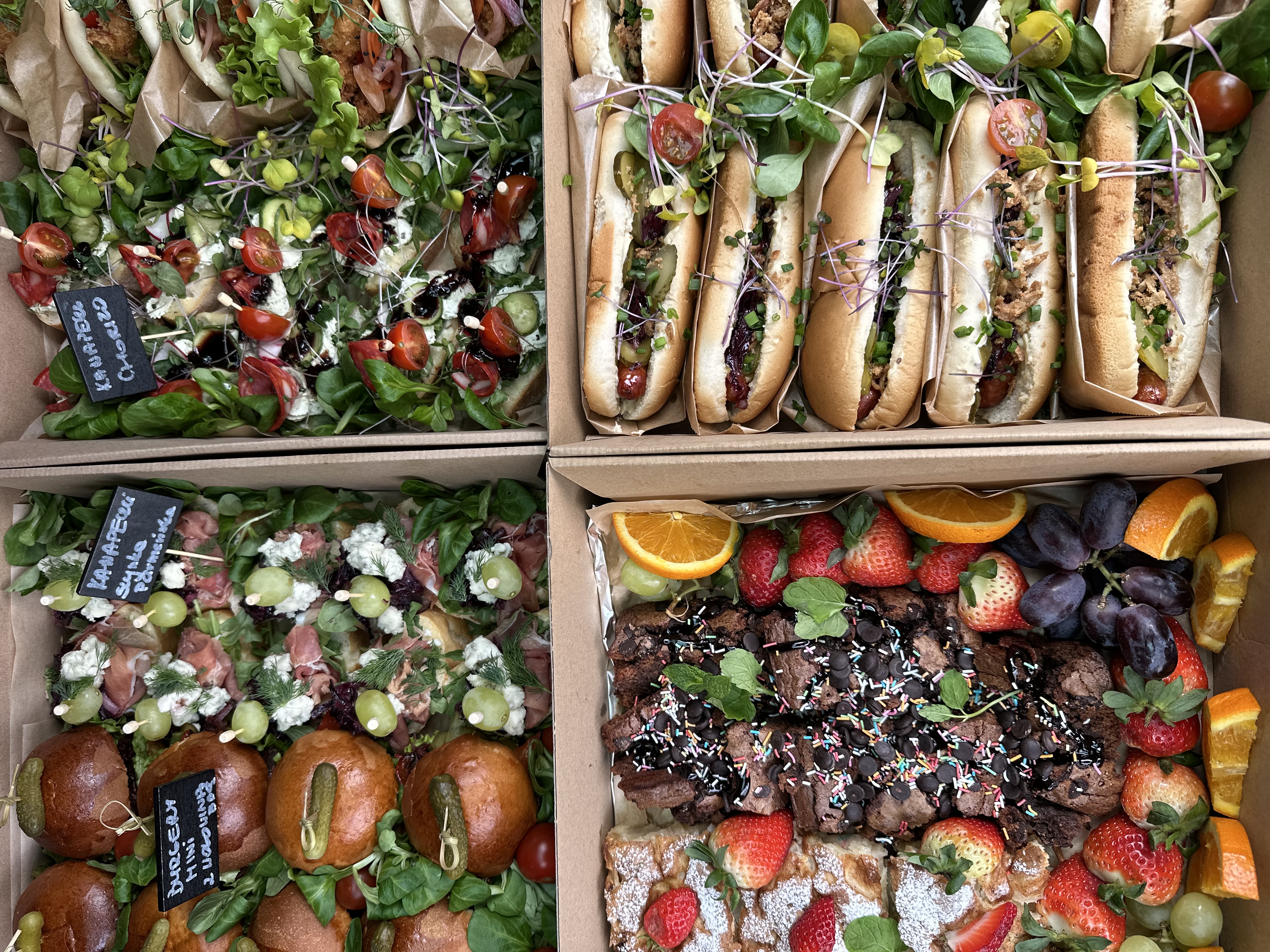 Catering przygotowany na domowe przyjęcie we Wrocławiu
